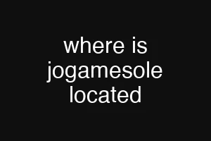 where is jogamesole located